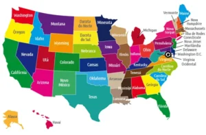 Mapa Estados Unidos