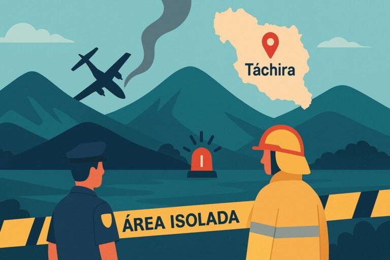 Queda avião Tachira