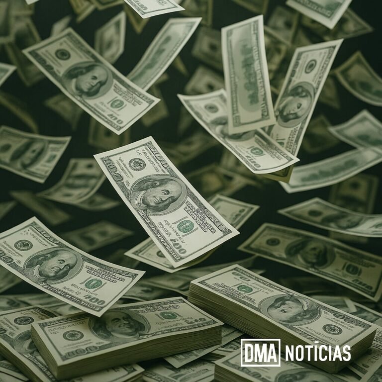 Dólares caindo