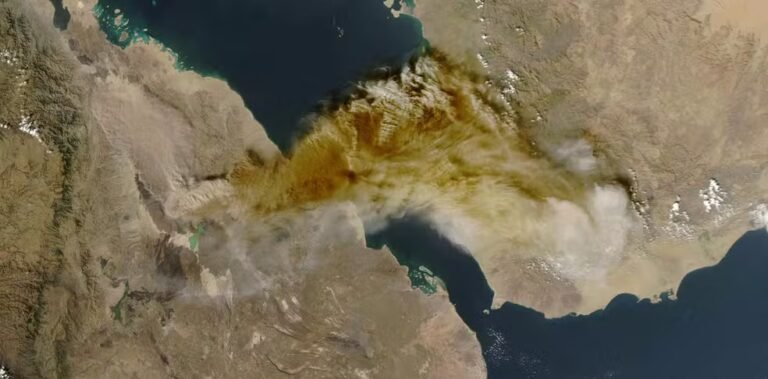 Vulcão Hayli Gubbi Foto Nasa