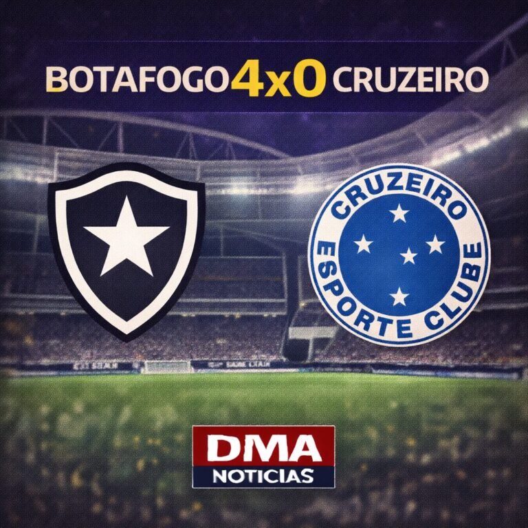 Botafogo 4 x 0 Cruzeiro