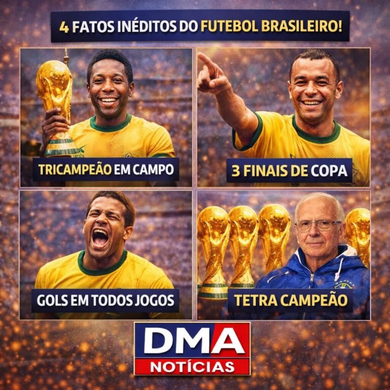 4 fatos inéditos do futebol brasileiro