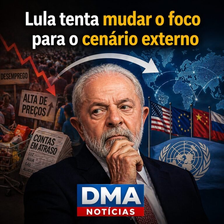Lula muda foco
