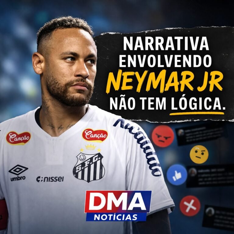 Neymar Jr na capa das notícias