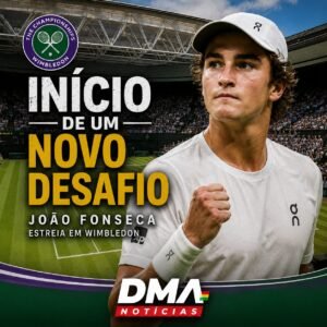 João Fonseca estreia Wimbledon