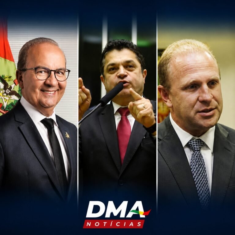 Jorginho Mello, João Rodrigues e Gelson Merísio