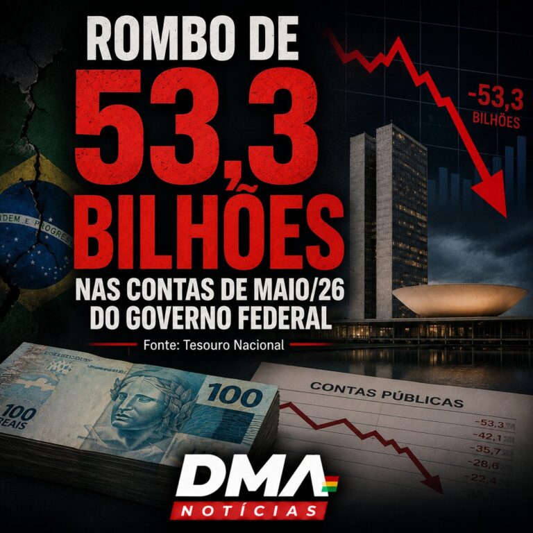 Rombo nas contas de maio