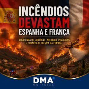 Incêndios Espanha e França
