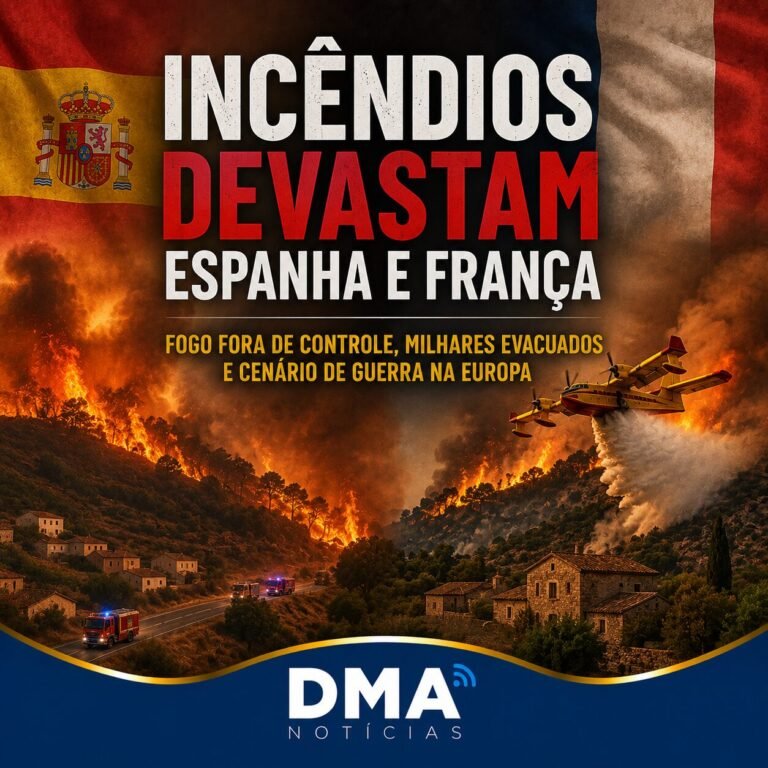 Incêndios Espanha e França