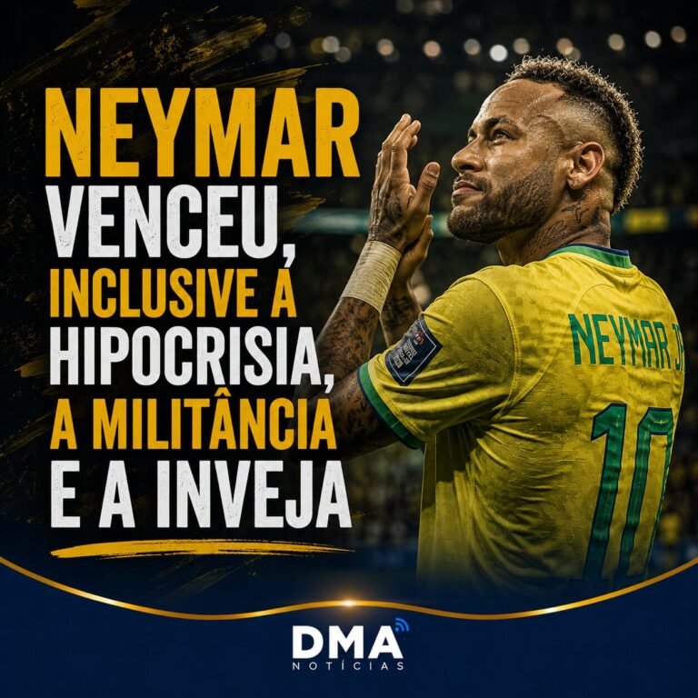 Neymar, hipocrisia, militância e inveja