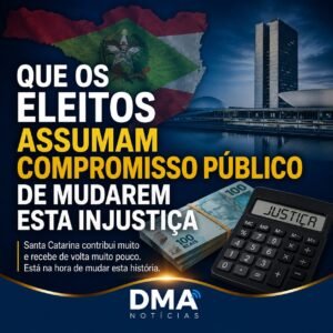 SC manda muito e recebe pouco