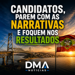 Candidatos parem com as narrativas