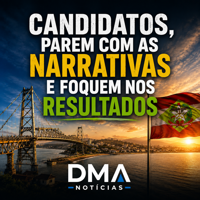 Candidatos parem com as narrativas