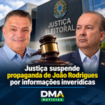 João Rodrigues e Jorginho Propaganda suspensa