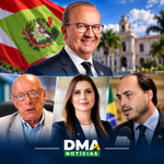 Jorginho, Amin, Carol de Toni e Carlos Bolsonaro