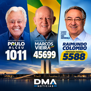 Paulo Alceu, Marcos Vieira e Raimundo Colombo