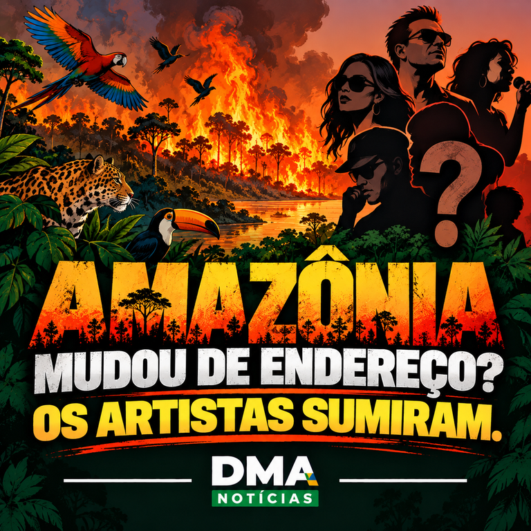 Amazônia em chamas_ artistas sumiram