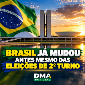 Congresso Nacional ao Amanhecer Brasileiro