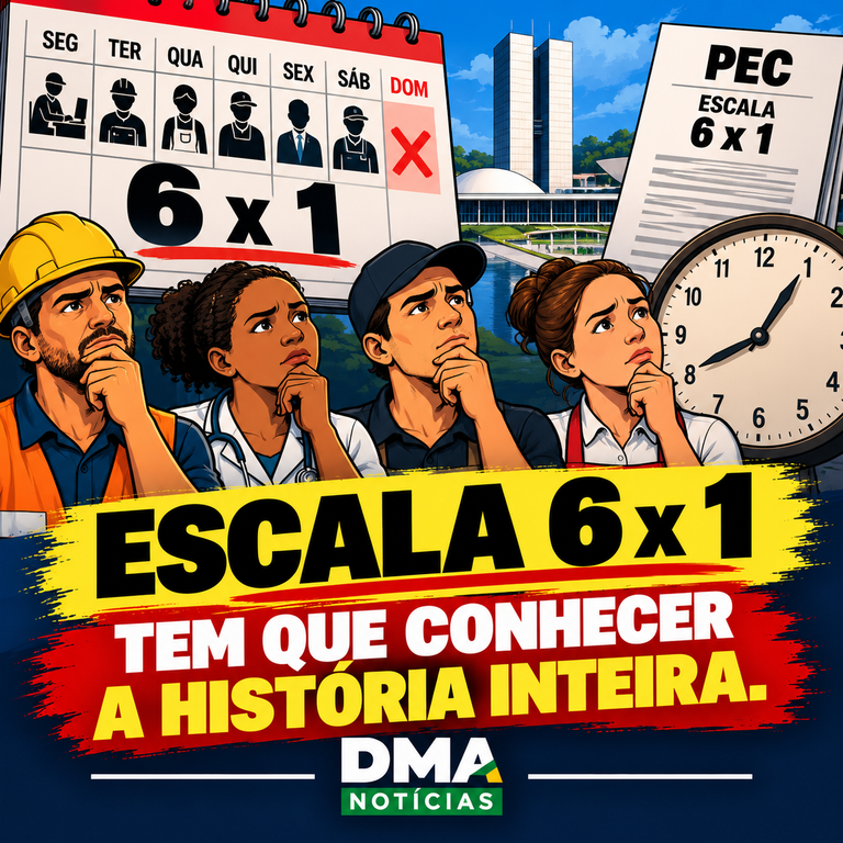 Debate da Escala 6x1 no Brasil