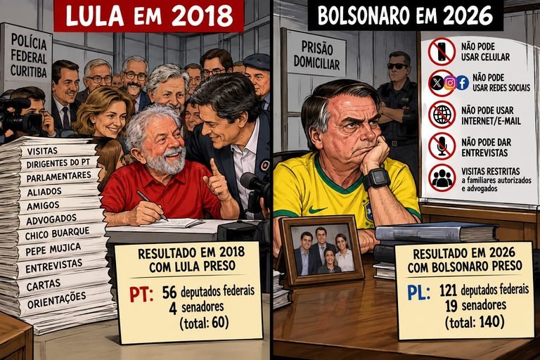 Ernesto Lula e Bolsonaro