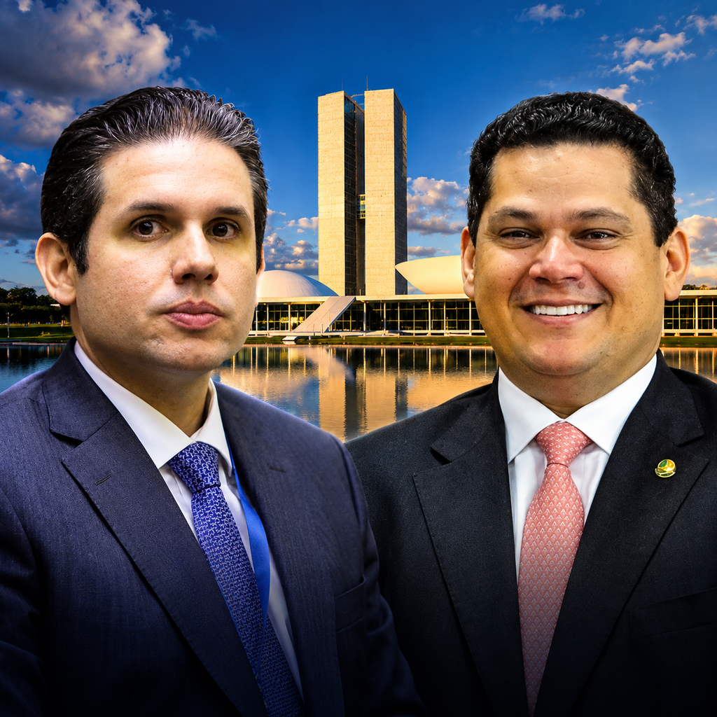 Hugo Motta e Alcolumbre