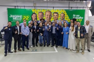Jorginho Mello e deputados eleitos PL