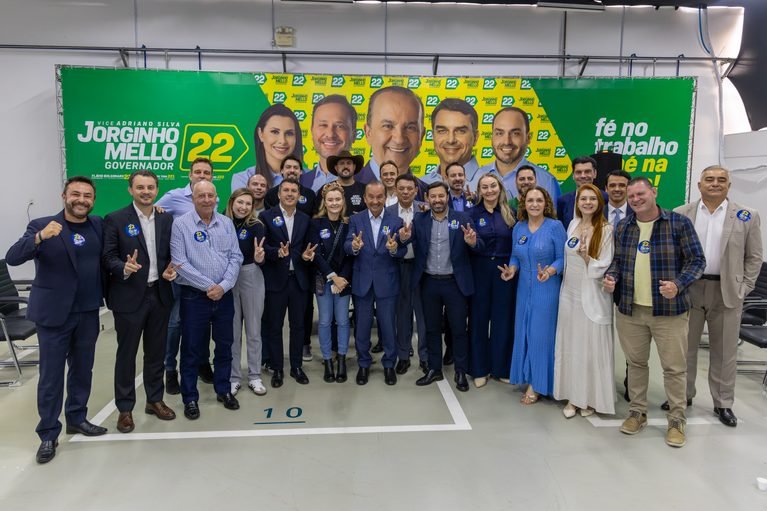 Jorginho Mello e deputados eleitos PL