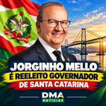 Jorginho Mello é reeleito em Santa Catarina